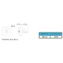 Mounting button MB-20