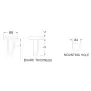 Mounting button MB