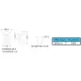 Mounting button MBS3-3, MBU3-3