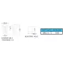 Mounting button MBS3-3, MBU3-3