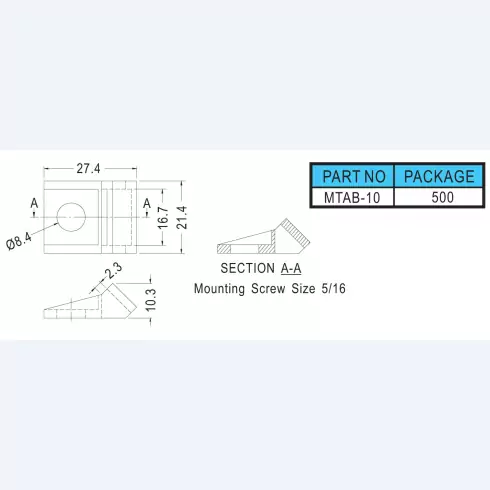 Mounting Tab MTAB-10
