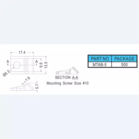 Mounting Tab MTAB-5