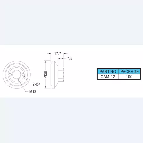 Nut CAM-12