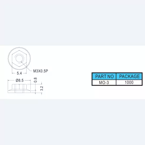 Nut MO-3