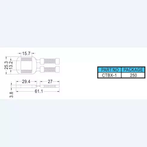 Packaging fasteners CTBX-1
