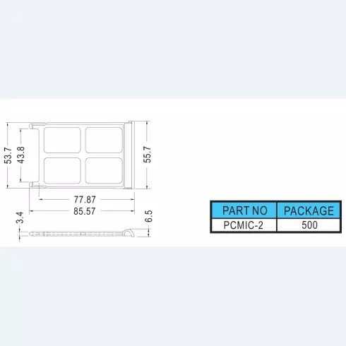 PCMIC Card socket cover PCMIC-2