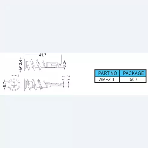 Plastic Conical Anchors WMEZ-1