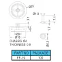 Plastic Foot FF-19, FF-20
