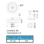 Plastic Foot FF-19, FF-20