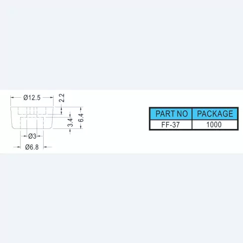 Plastic Foot FF-37