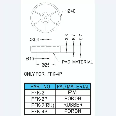 Plated Foot FFK