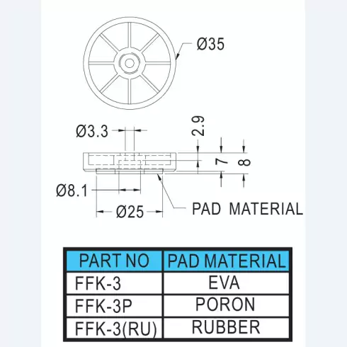 Plated Foot FFK