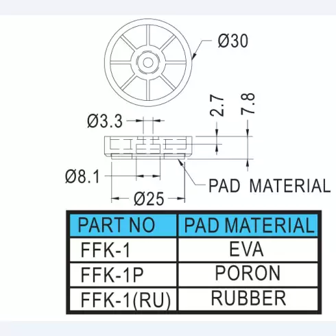 Plated Foot FFK
