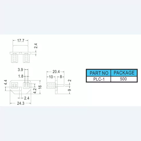 Power connector cover PLC-1