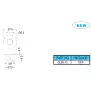 Round spacer GLIN-10