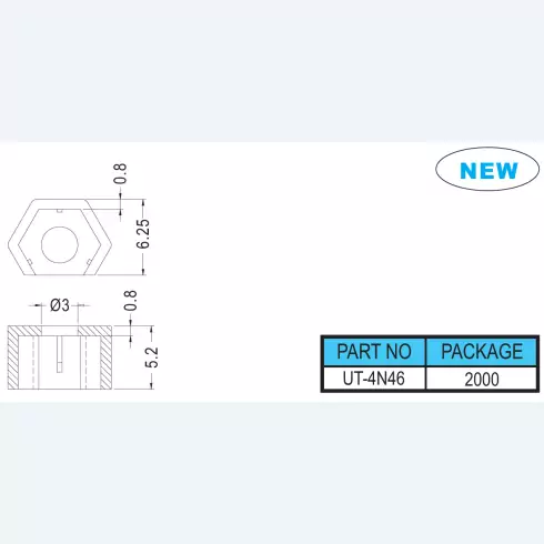 Round spacer UT-4N46