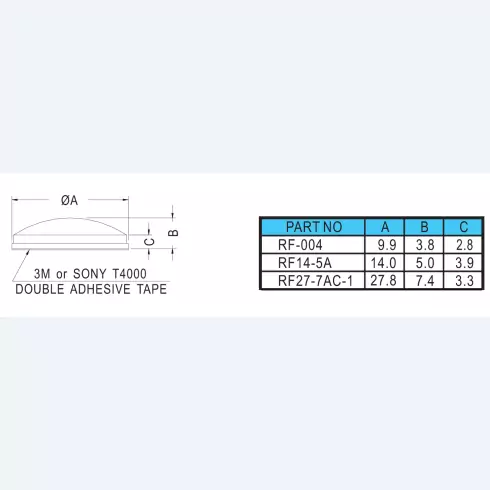 Rubber Foot RF-004