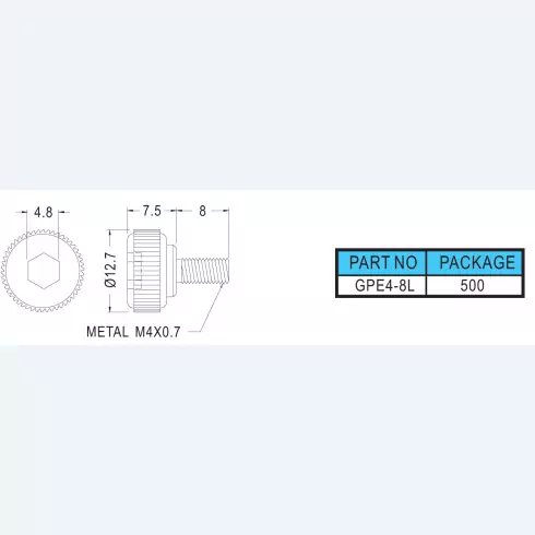 Screw GPE4-8L