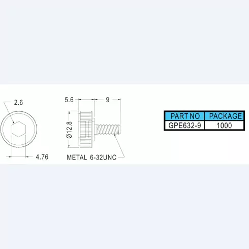 Screw GPE632-9
