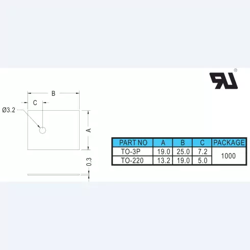Silicon insulator TO-3P