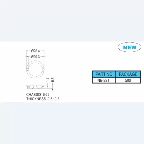 Snap Bushing NB-22T
