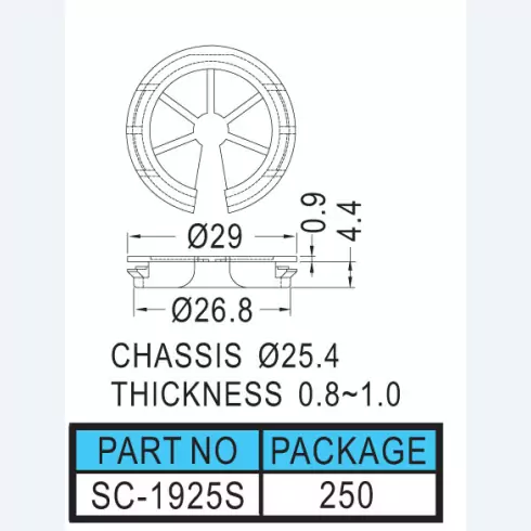 Snap Bushing SC-1925