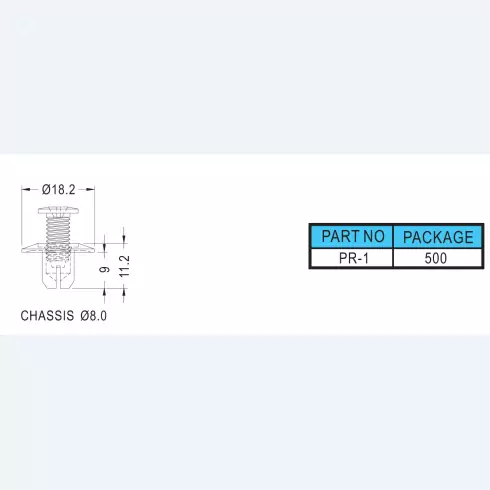 Snap Rivet PR-1