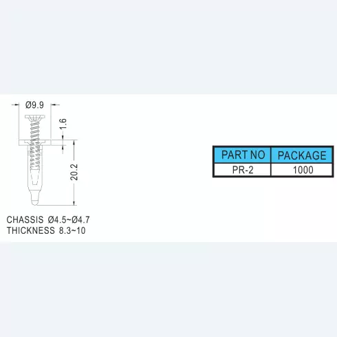 Snap Rivet PR-2