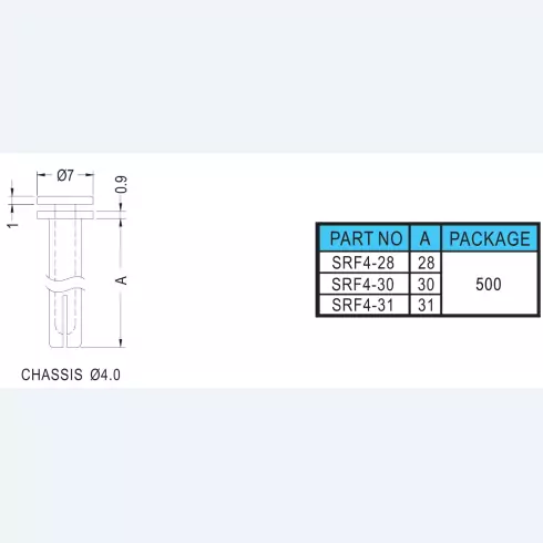 Snap Rivet SRF4-28