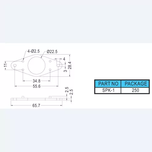 Speaker holder SPK-1