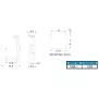 Square snap Bushing SQA-1
