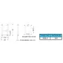 Square snap bushing SQB-3