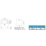 Square snap bushing SQF-1