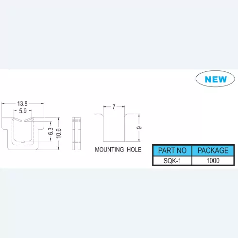 Square snap bushing SQK-1