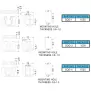 Square snap bushing SQG