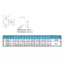 Square snap bushing SQE