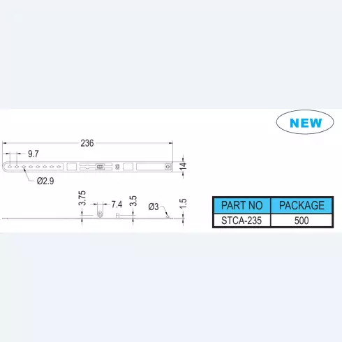 Strap ties STCA-235
