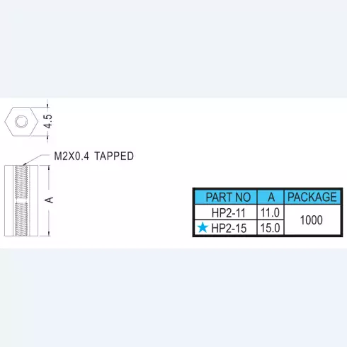 Support filete HP2