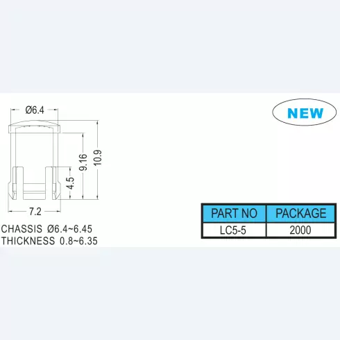 Bouchon Led LC5-5