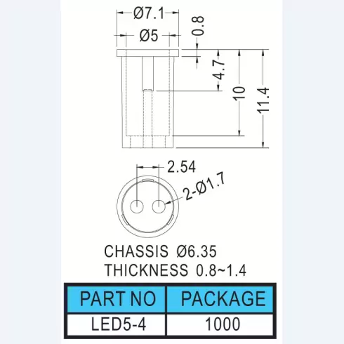 Support Led LED5-4, 5-10