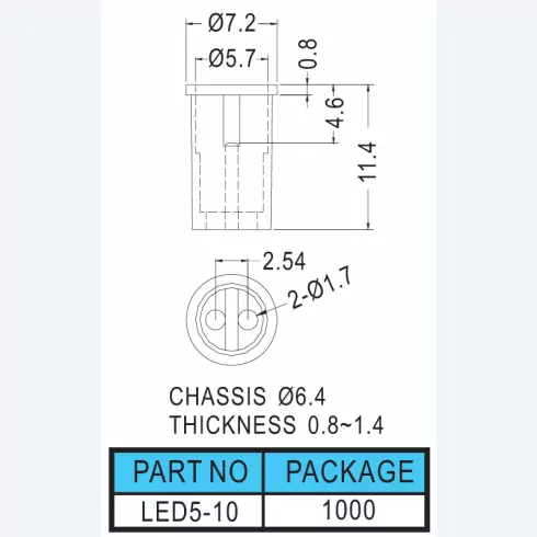 Support Led LED5-4, 5-10