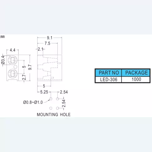 Support Led LED306