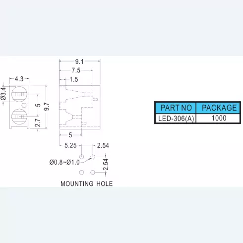 Support Led LED306A