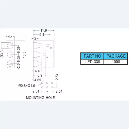 Supoprt Led LED330