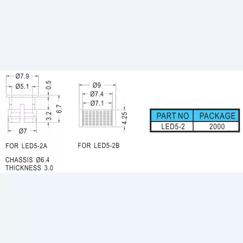 Support led LED5-2