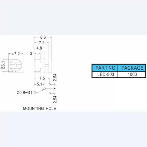 Support Led LED503
