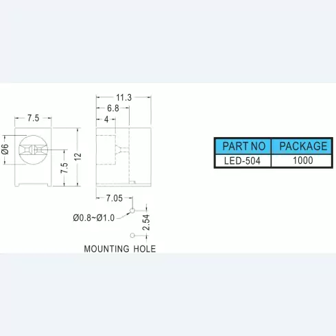 Support Led LED504