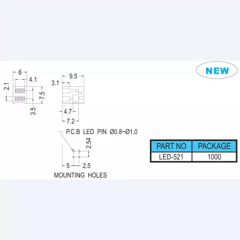 Support Led LED521