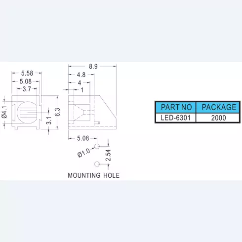Support Led LED6301