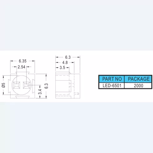 Support Led LED6501